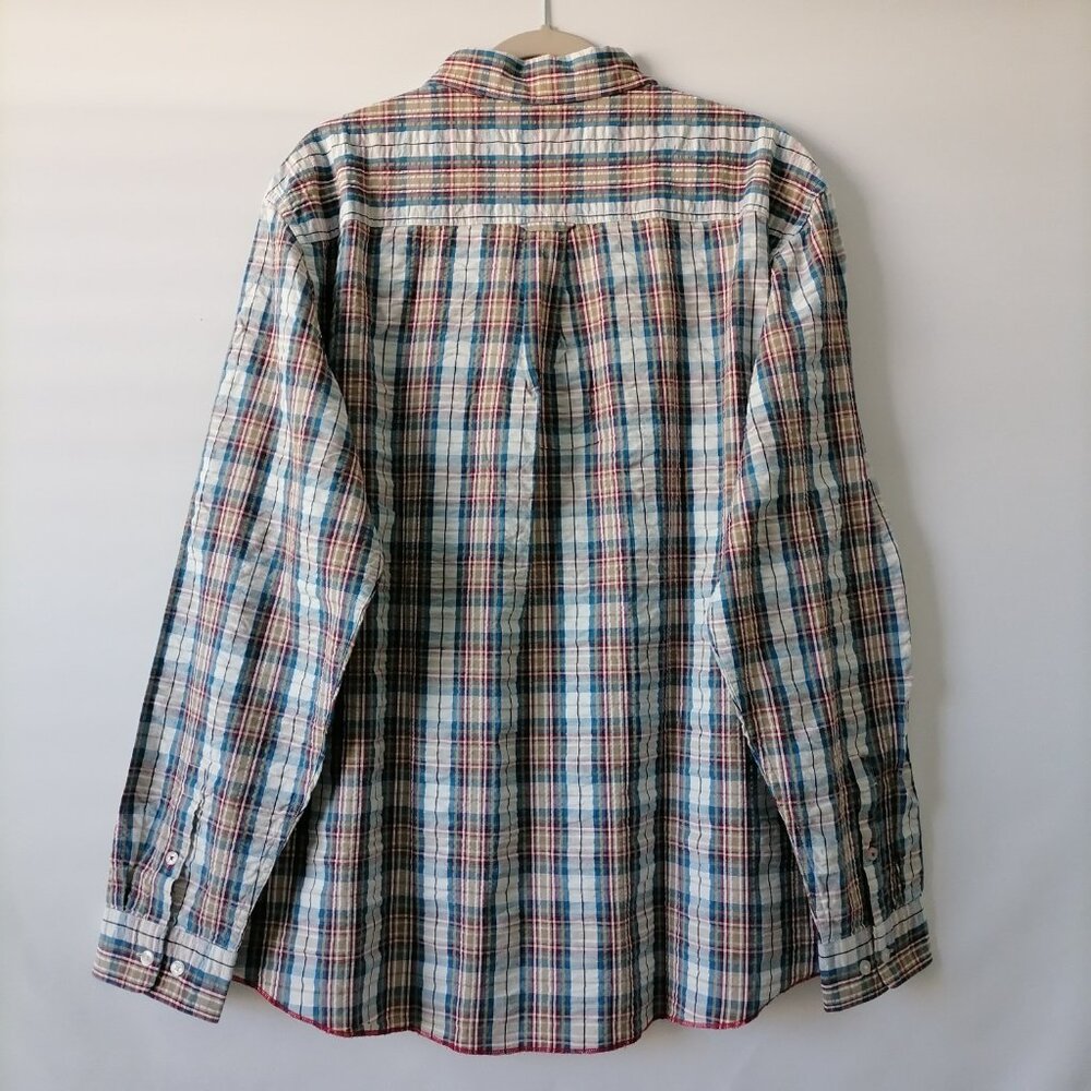 Carbon 2 Cobalt Mens Multicolor Plaid Button Down Shirt Size X-Large Lot Of 2 - Picture 9 of 11